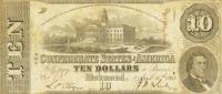 Gallery image for Confederate States of America p60b: 10 Dollars